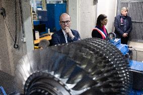 Sebastien Martin visits Air France Industries site - Orly