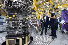 Sebastien Martin visits Air France Industries site - Orly