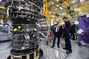 Sebastien Martin visits Air France Industries site - Orly