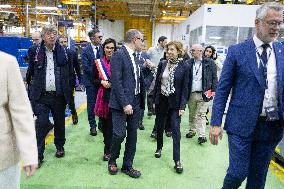 Sebastien Martin visits Air France Industries site - Orly