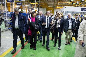 Sebastien Martin visits Air France Industries site - Orly