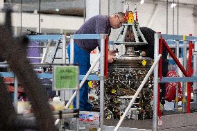 Aircraft Engines Maintenance at Air France Industries site - Orly