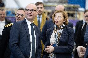 Sebastien Martin visits Air France Industries site - Orly