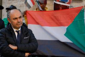 Demonstration in Solidarity with The Sudanese People - Rome