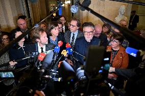 Suspension of Pension Reform at The National Assembly - Paris