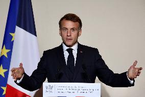 President Macron Speech at Air Base 101 - Toulouse