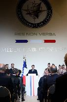 President Macron Speech at Air Base 101 - Toulouse