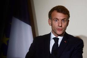 President Macron Speech at Air Base 101 - Toulouse