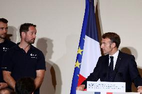 President Macron Speech at Air Base 101 - Toulouse