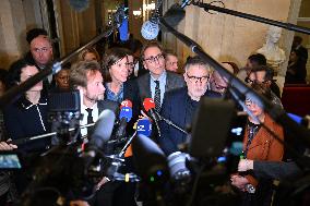 Suspension of Pension Reform at The National Assembly - Paris