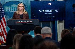 White House Press Secretary Leavitt Holds Press Briefing in Washington, DC