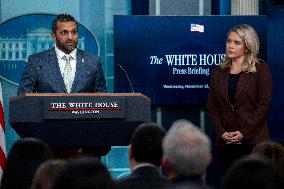 White House Press Secretary Leavitt Holds Press Briefing in Washington, DC