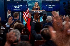 White House Press Secretary Leavitt Holds Press Briefing in Washington, DC