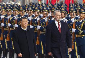 Spanish King Felipe VI visits China