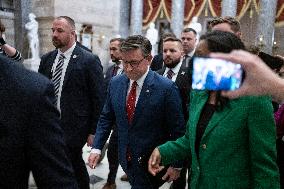 Johnson Presser After US House Passage of Bill to Reopen US Government