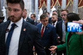 Johnson Presser After US House Passage of Bill to Reopen US Government