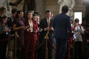 Speak Johnson Presser After US House Vote to Reopen the US Government