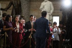 Speak Johnson Presser After US House Vote to Reopen the US Government