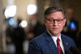 Speak Johnson Presser After US House Vote to Reopen the US Government