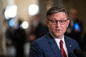 Speak Johnson Presser After US House Vote to Reopen the US Government