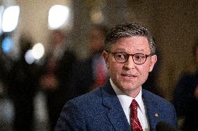 Speak Johnson Presser After US House Vote to Reopen the US Government