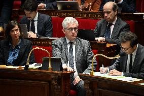 Suspension Of Pension Reform At The National Assembly - Paris