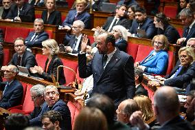 Suspension Of Pension Reform At The National Assembly - Paris