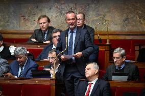 Suspension Of Pension Reform At The National Assembly - Paris