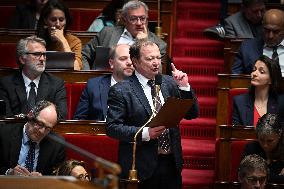 Suspension Of Pension Reform At The National Assembly - Paris
