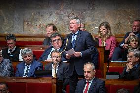 Suspension Of Pension Reform At The National Assembly - Paris