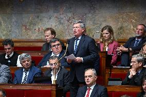 Suspension Of Pension Reform At The National Assembly - Paris