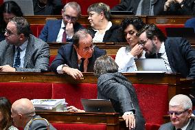 Suspension Of Pension Reform At The National Assembly - Paris