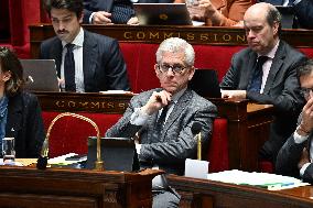 Suspension Of Pension Reform At The National Assembly - Paris