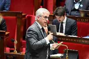 Suspension Of Pension Reform At The National Assembly - Paris