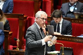 Suspension Of Pension Reform At The National Assembly - Paris