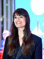 Clara Luciani During Christmas Opening At Galeries Lafayette - Paris