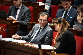 Suspension Of Pension Reform At The National Assembly - Paris