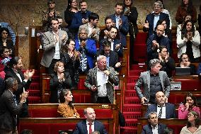 Suspension Of Pension Reform At The National Assembly - Paris