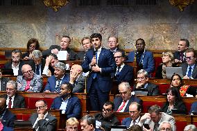 Suspension Of Pension Reform At The National Assembly - Paris