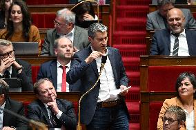 Suspension Of Pension Reform At The National Assembly - Paris