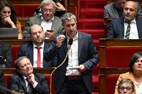 Suspension Of Pension Reform At The National Assembly - Paris