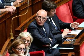 Suspension Of Pension Reform At The National Assembly - Paris