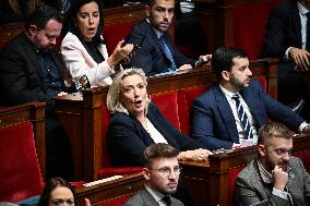 Suspension Of Pension Reform At The National Assembly - Paris