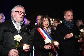 Anne Hidalgo At 2015 Attacks Commemoration - Paris