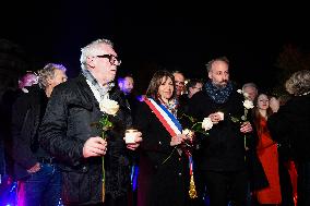 Anne Hidalgo At 2015 Attacks Commemoration - Paris