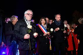 Anne Hidalgo At 2015 Attacks Commemoration - Paris