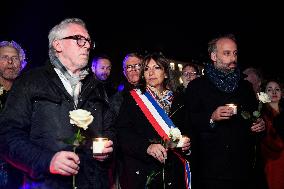 Anne Hidalgo At 2015 Attacks Commemoration - Paris