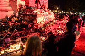 Anne Hidalgo At 2015 Attacks Commemoration - Paris