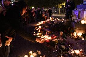 Anne Hidalgo At 2015 Attacks Commemoration - Paris