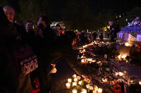 Anne Hidalgo At 2015 Attacks Commemoration - Paris